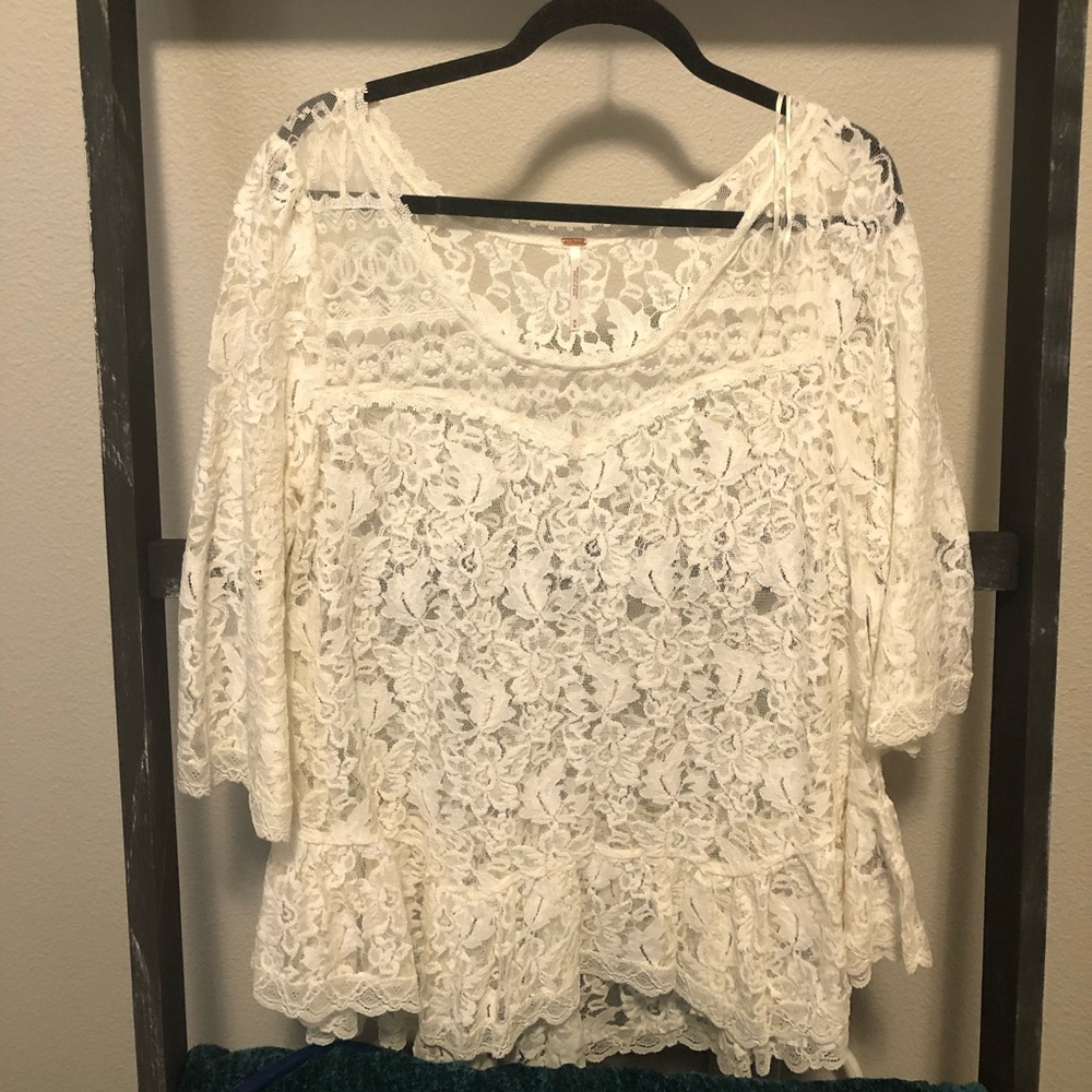 Free people lace top
